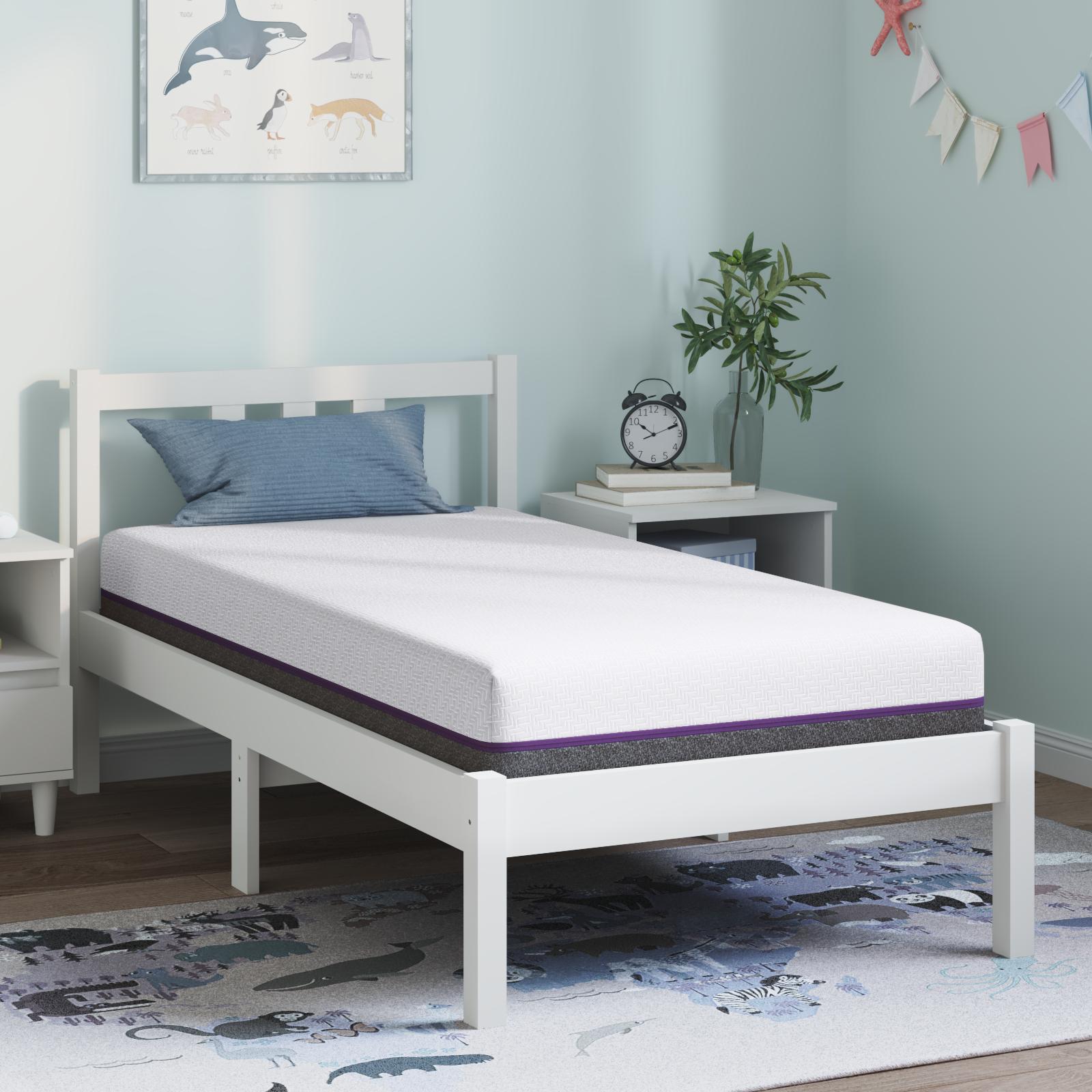 Madras Hvid og Grå 80 x 160 cm Jacquard stof