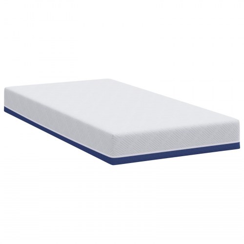 Gel-memory foam-madras 100 x 200 cm - hvid/blå