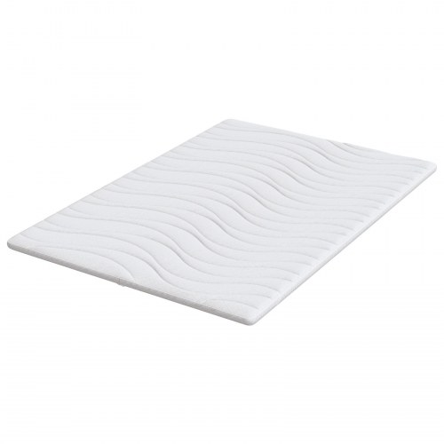 Topmadras i latex 140 x 190 cm - hvid