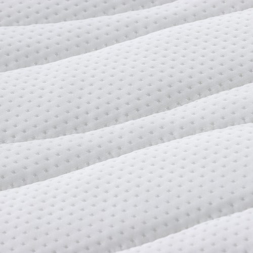 Topmadras i latex 140 x 190 cm - hvid