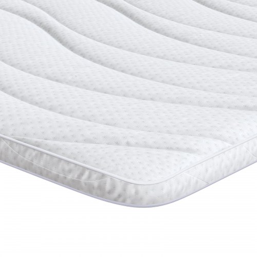 Topmadras i latexskum 200 x 200 cm - hvid