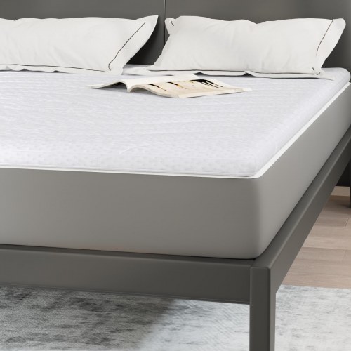 Topmadras med latexskum 160 x 200 cm - hvid