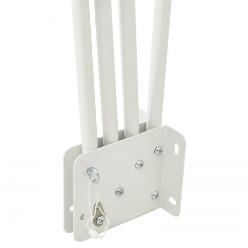 Balkon Afskærmning Gråbrun 140 x 140 cm Stof