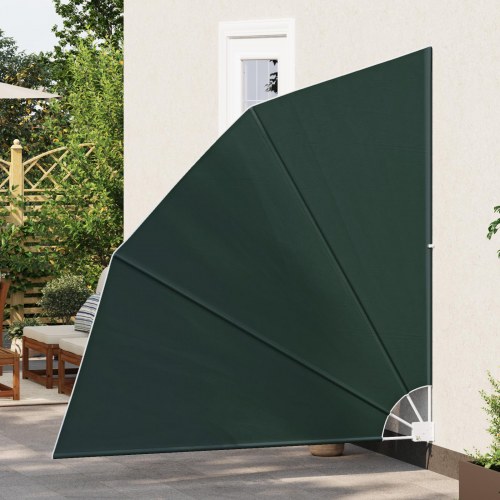 Balkon Afskærmning Mørkegrøn 210 x 210 cm Stof