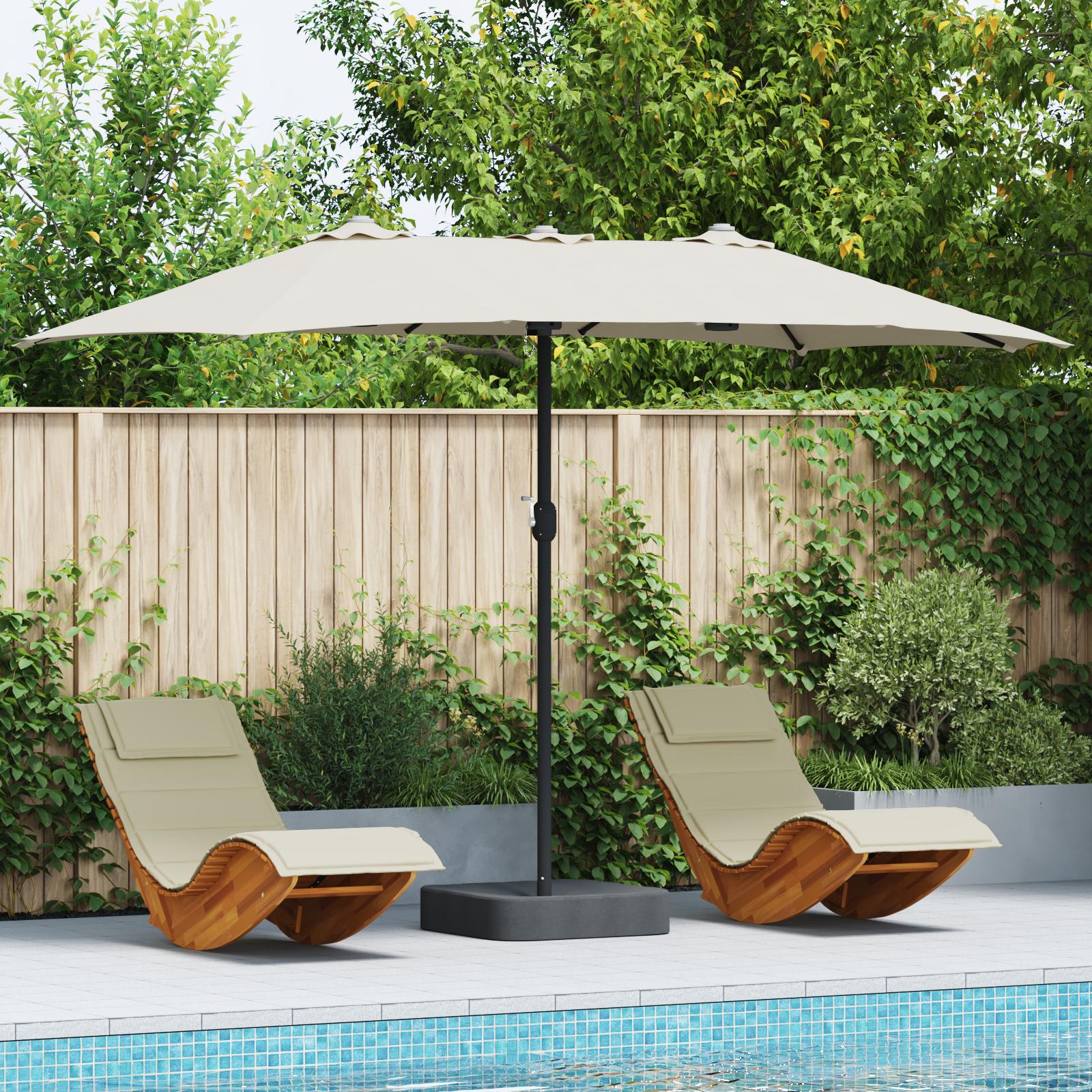 Havesol Sandfarvet 385 x 209 x 244 cm Stof