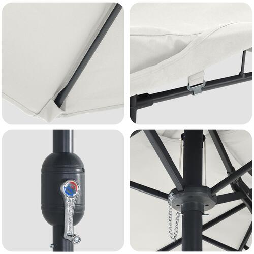 Havesol Sandfarvet 385 x 209 x 244 cm Stof