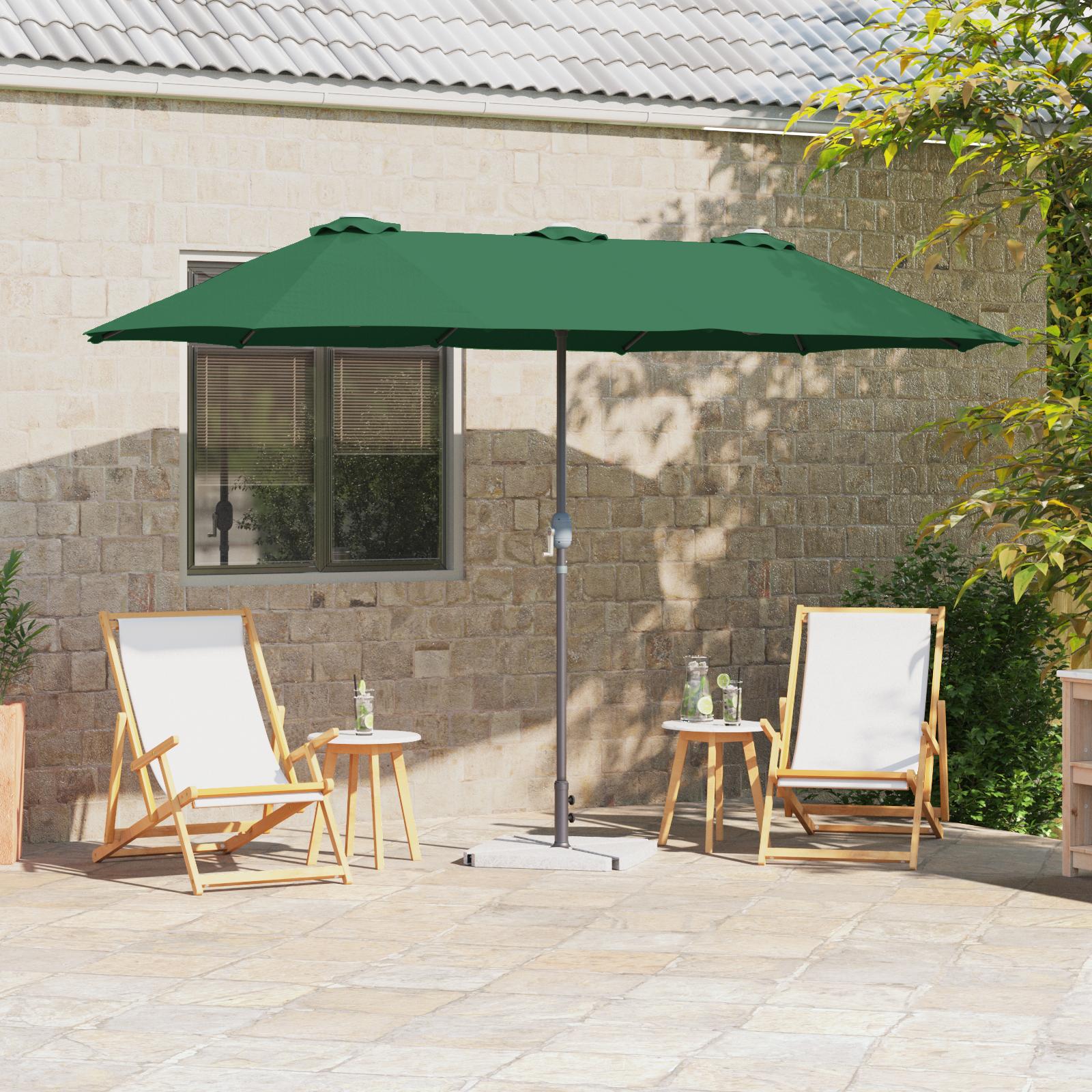 Havesol Grøn 380 x 196 x 235 cm Pulverlakeret Stål