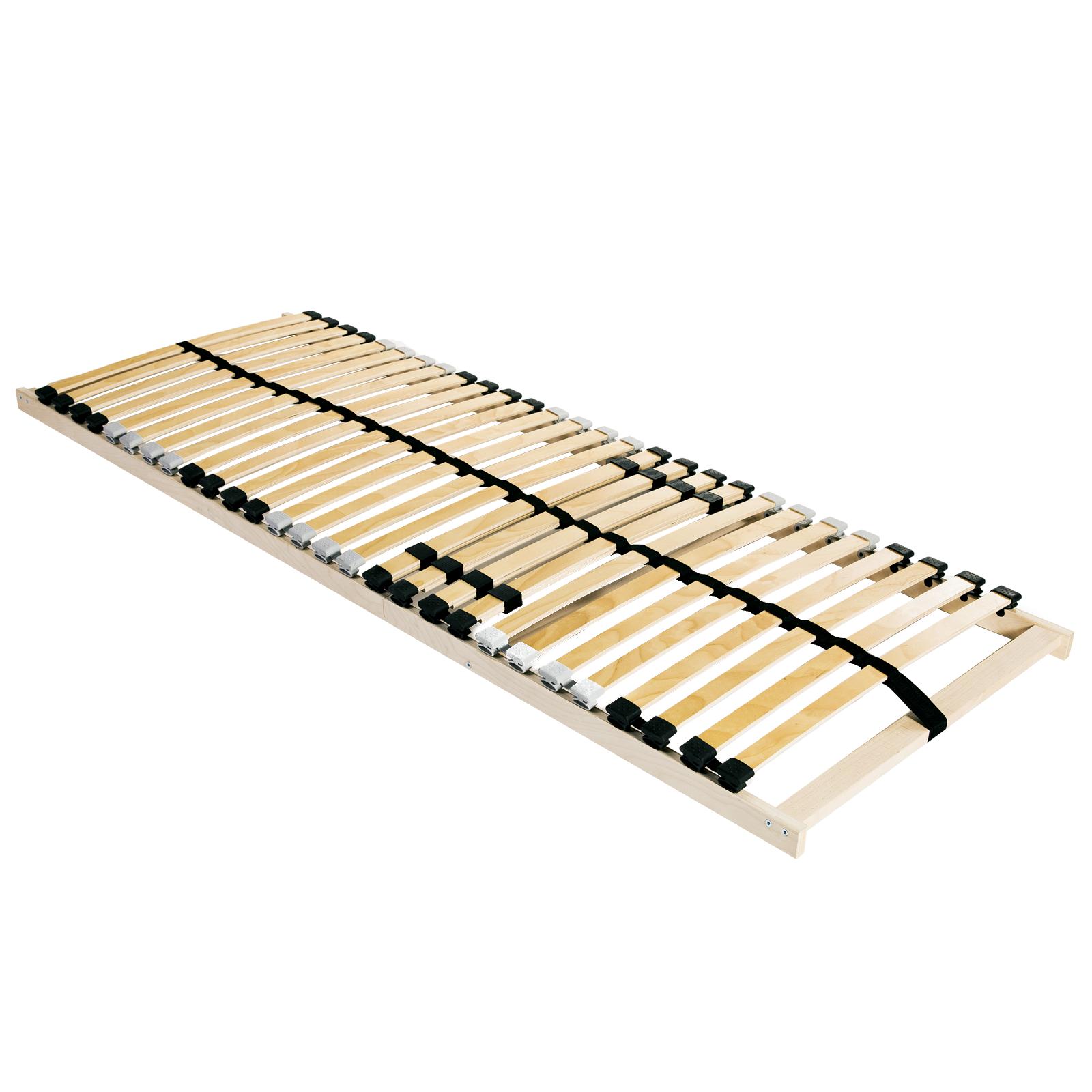 Lamelbund Brun Solid Bøg - 100 X 190 cm / Fastgjort