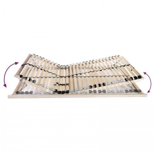 Lamelbund i massiv bøg 80 x 190 cm - brun