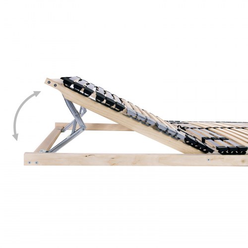 Lamelbund i massiv bøg 70 x 190 cm - brun