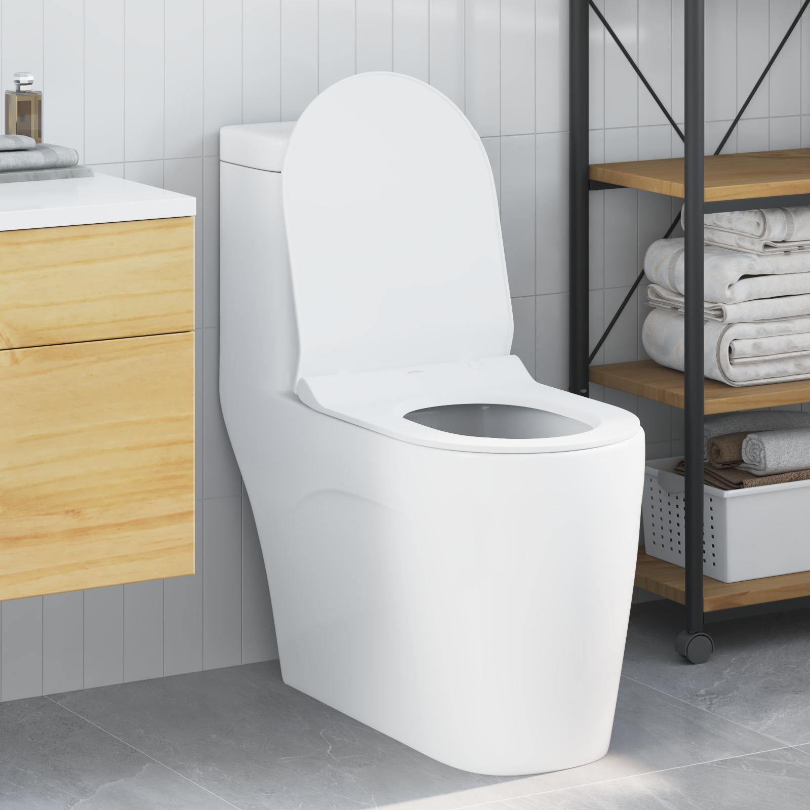 Toilet egnet til Sæde Hvid 50 x 36 x 5 cm Polypropylen