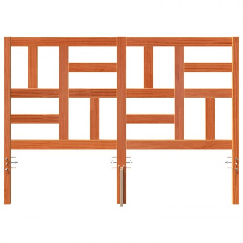 Senge Hovedgærde Gyldenbrun 145.5 x 4 x 104 cm Massivt fyrretræ