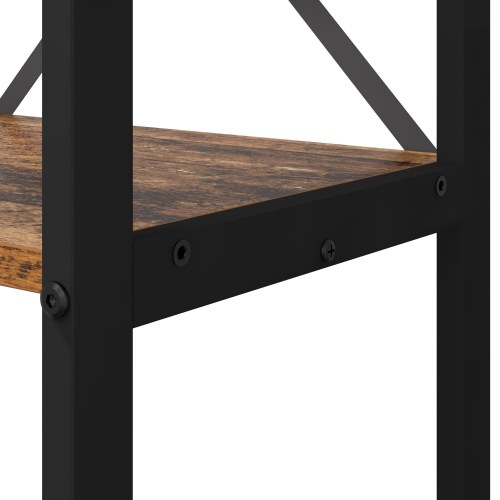 Bogreol Gammelt træ 60 x 30 x 188 cm Konstrueret træ