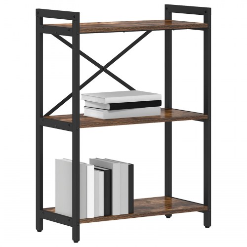 Bogreol Røget eg 60 x 30 x 83 cm Konstrueret træ