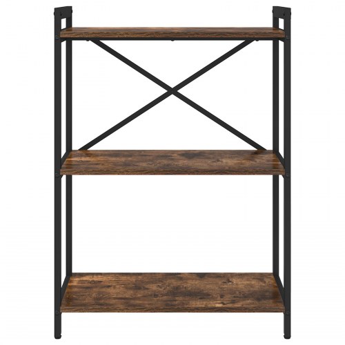 Bogreol Røget eg 60 x 30 x 83 cm Konstrueret træ