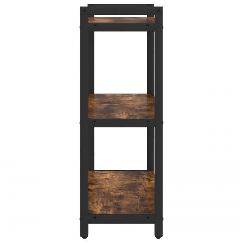 Bogreol Røget eg 60 x 30 x 83 cm Konstrueret træ