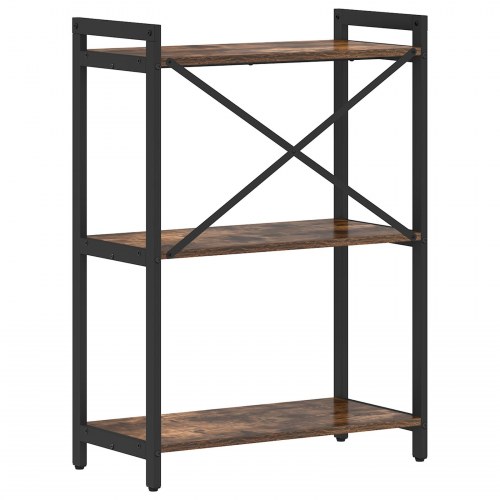 Bogreol Røget eg 60 x 30 x 83 cm Konstrueret træ