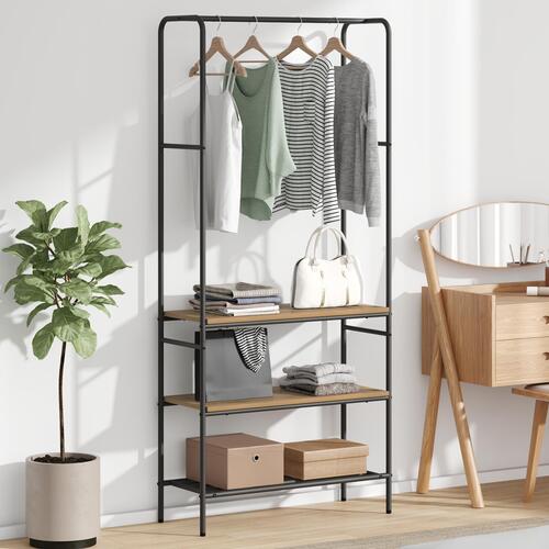 Tøjstativ med hylder artisan eg 77 x 30 x 171 cm