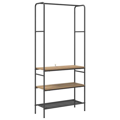Tøjstativ med hylder artisan eg 77 x 30 x 171 cm