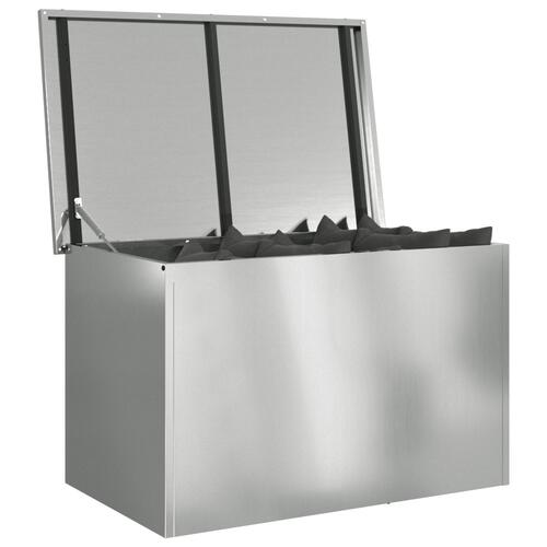 Udendørs Opbevaringskasse med opbevaring Sølv 80 x 50,5 x 50 cm