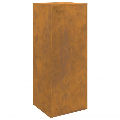 Pakke drop boks Rusten 41 x 38 x 103 cm Forvitret stål