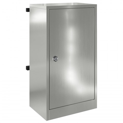 Postkasse Sort 30 x 23 x 55 cm Galvaniseret stål