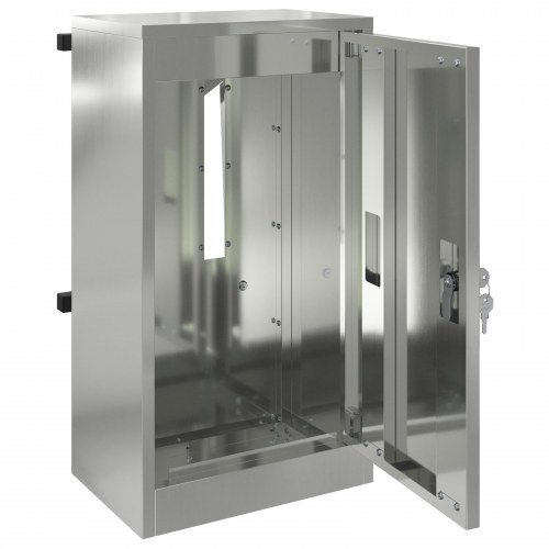 Postkasse Sort 30 x 23 x 55 cm Galvaniseret stål