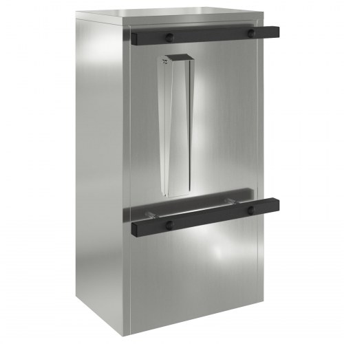 Postkasse Sort 30 x 23 x 55 cm Galvaniseret stål