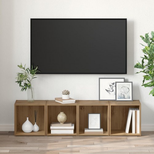 TV-skab 2 stk Brun