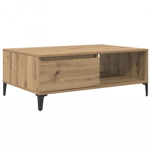 Sofabord i artisan eg 90 x 60 x 35 cm