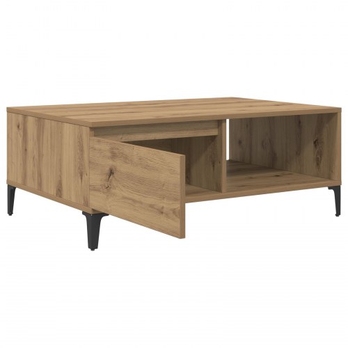 Sofabord i artisan eg 90 x 60 x 35 cm