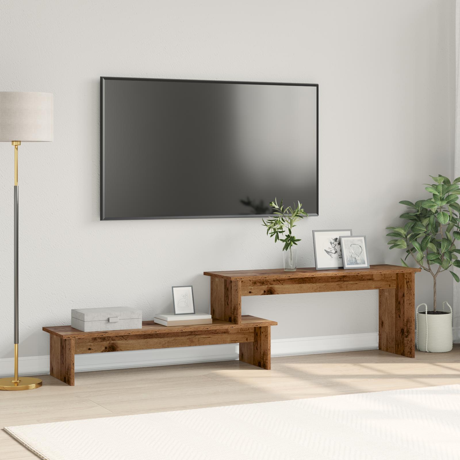 TV-skab Gammelt træ 180 x 30 x 43 cm Konstrueret træ