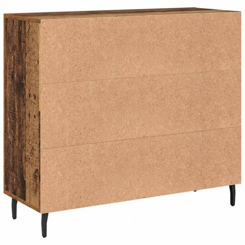 Skab i gammelt træ 90 x 34 x 80 cm