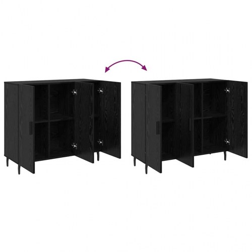 Skab i sort eg 90 x 34 x 80 cm