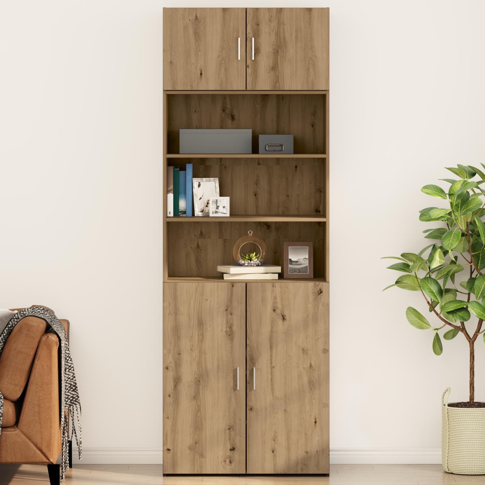 Vægskab i artisan eg 80 × 42,5 × 40 cm - konstrueret træ