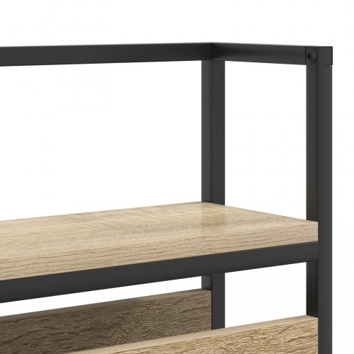 Opbevaringshovedgavl med hylde Sonoma-eg 140 cm Konstrueret træ