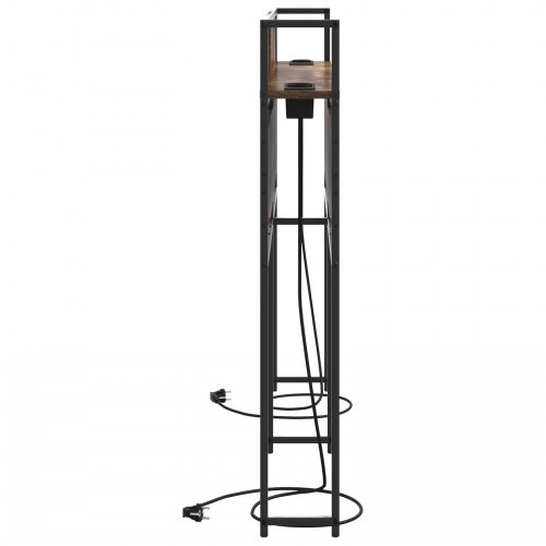 Opbevaringshovedgavl i røget eg - 150 x 15 x 98 cm