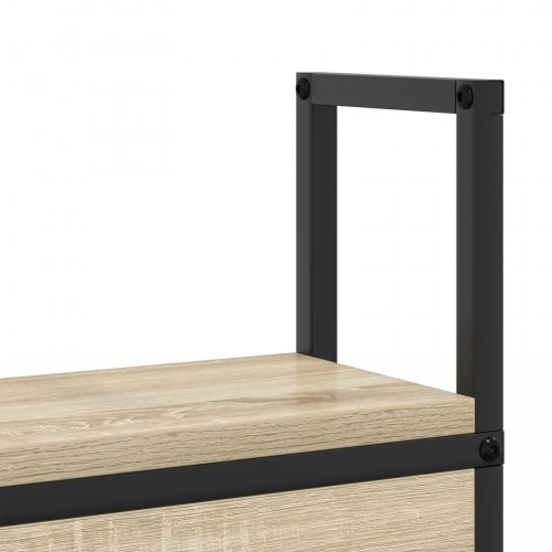 Opbevaringshovedgavl med Opladningsstation Sonoma-eg 90 cm