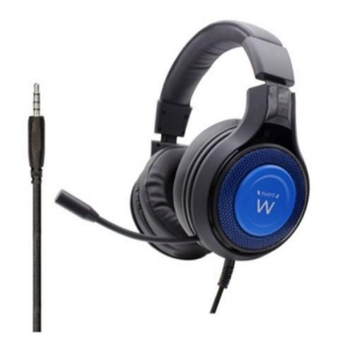 Gaming headset med mikrofon Ewent PL3322 - sort/blå