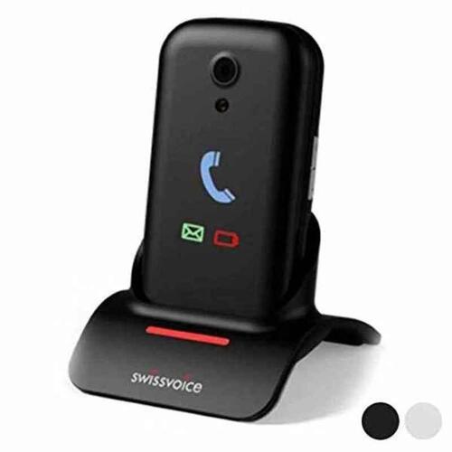 Mobiltelefon til ældre mennesker Swiss Voice S28 2,8" Sort