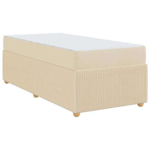 Seng med madras creme 80 x 200 cm