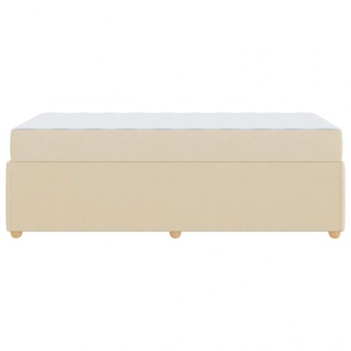Seng med madras creme 80 x 200 cm