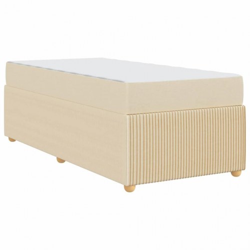 Seng med madras creme 80 x 200 cm