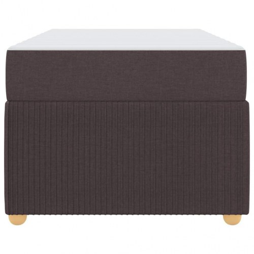 Sengestel med madras 90 x 200 cm - mørk brun