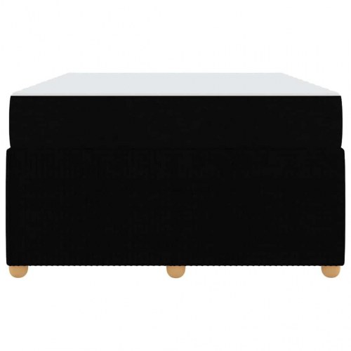 Sengestel med madras 120 x 200 cm - sort stof