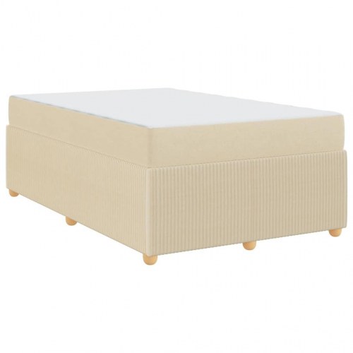 Sengestel med madras 120 x 200 cm - creme
