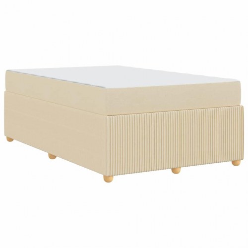 Sengestel med madras 120 x 200 cm - creme