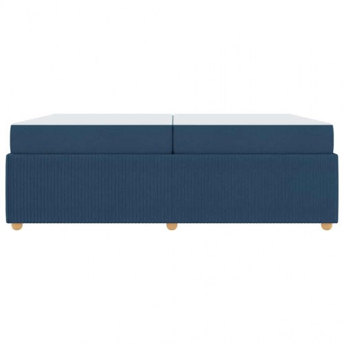 Sengestel med madras - blå 200 x 200 cm
