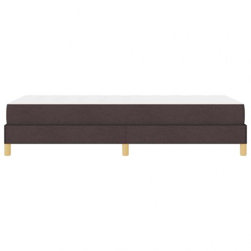Kontinentalseng med madras 90 x 200 cm - mørk brun