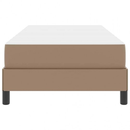 Sengestel med madras 90 x 200 cm - cappuccino stof